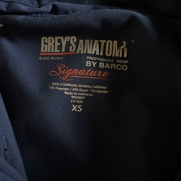 Greys Anatomy Navy Scrub Pants - Picture 5 of 5